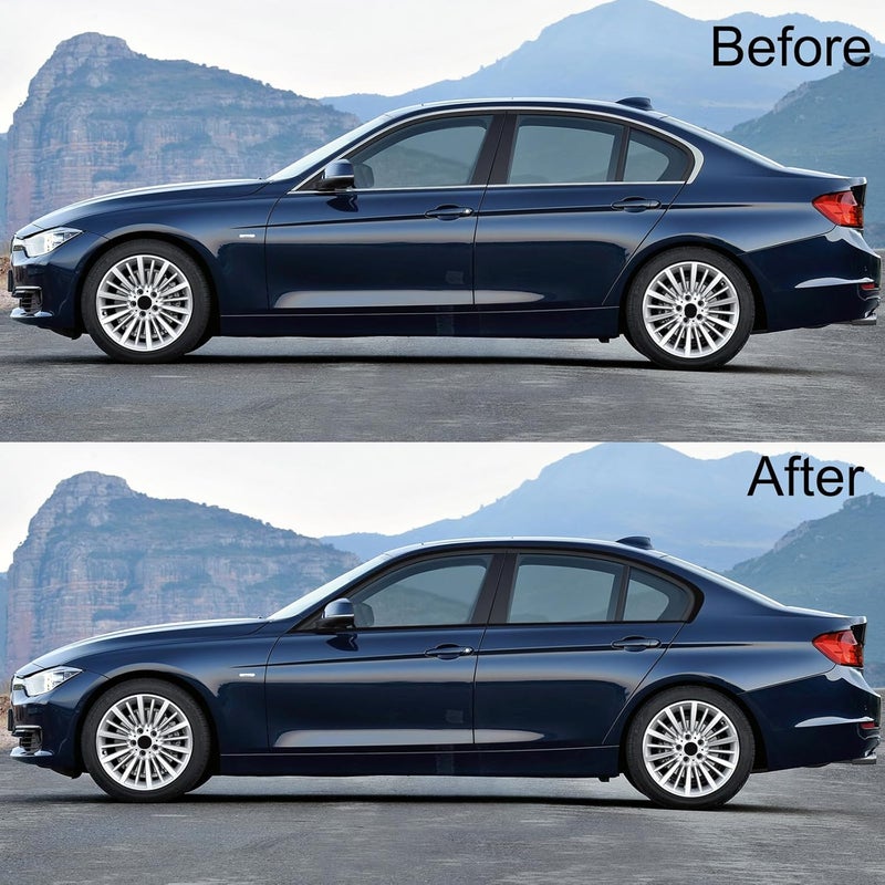 CRMDF Stainless Steel Window Trim Chrome Delete for BMW F30 2012-2018 Black Window Trim Blackout Kit - Image 3